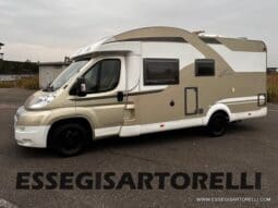 BURSTNER IXEO 666 SEMINTEGRALE BASCULANTE 2009 674 cm DOPPIO CLIMA pieno