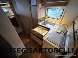 BURSTNER IXEO 666 SEMINTEGRALE BASCULANTE 2009 674 cm DOPPIO CLIMA pieno