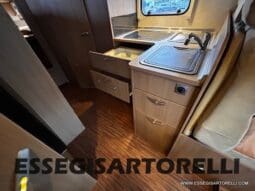 BURSTNER IXEO 666 SEMINTEGRALE BASCULANTE 2009 674 cm DOPPIO CLIMA pieno