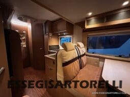 BURSTNER IXEO 666 SEMINTEGRALE BASCULANTE 2009 674 cm DOPPIO CLIMA pieno