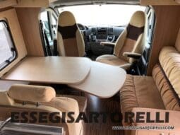 BURSTNER IXEO 666 SEMINTEGRALE BASCULANTE 2009 674 cm DOPPIO CLIMA pieno