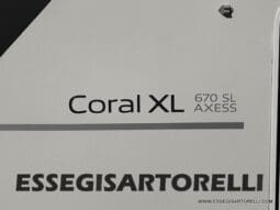 ADRIA CORAL XL A 670 SL GARAGE GEMELLI 2021 WEBASTO UNIPROPRIETARIO pieno