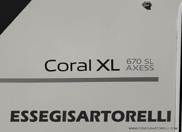 ADRIA CORAL XL A 670 SL GARAGE GEMELLI 2021 WEBASTO UNIPROPRIETARIO pieno