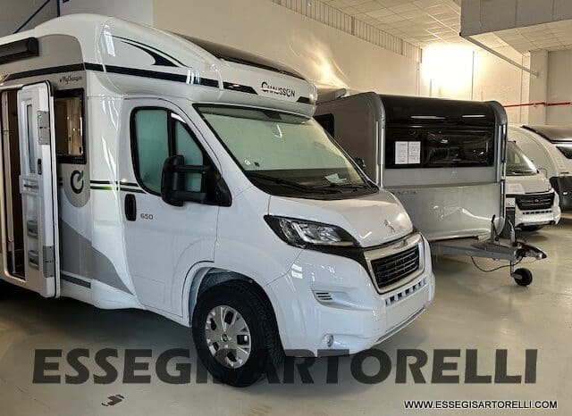 CHAUSSON ETAPE 650 GARAGE 636 CM 01/2025 KM 3.264 DOPPIO CLIMA pieno