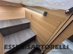 ADRIA SONIC PLUS 700 SL GARAGE LETTI GEMELLI GAMMA 2025 FARI LED E UCONNECT 10″ pieno