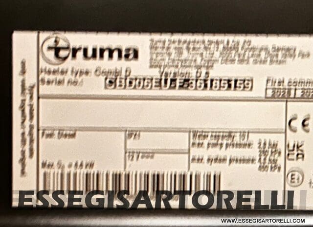 MOTORHOME CHAUSSON EXALTIS 7057 AUTOMATICO 2026 LETTI GEMELLI GARAGE 4 POSTI OMOLOGATI pieno