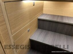 ADRIA SONIC PLUS 700 SL GARAGE LETTI GEMELLI GAMMA 2025 FARI LED E UCONNECT 10″ pieno