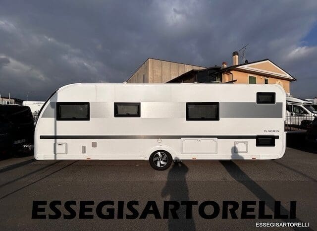 ADRIA NEW ALPINA 663 UK CARAVAN 7 POSTI TOP CLIMA, MOVER, TENDALINO, ALDE 2024 pieno