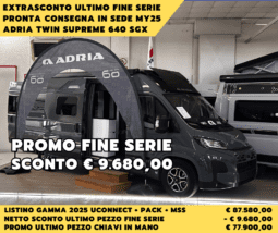 ADRIA NEW TWIN MY 2025 SUPREME EDITION 640 SGX 35 H 636 LANZAROTE GREY pieno