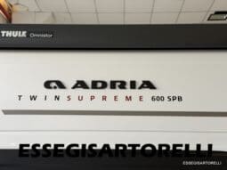 ADRIA TWIN SUPREME EDITION 600 SPB AUTOMATICO AT8 599 CM ADAS 2026 pieno