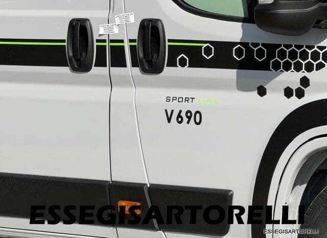 CHAUSSON SPORTLINE V 690 2026 FULL VAN 636 CM LETTO BASCULANTE pieno