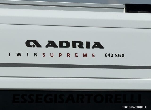 ADRIA NEW TWIN SUPREME EDITION 640 SGX AUTOMATICO 35 H 636 MY 26 pieno