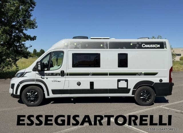 CHAUSSON SPORTLINE V 594 MAX DOPPIO MATRIMONIALE IN CODA 2026 SERIE VAN 599 CM pieno