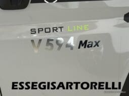 CHAUSSON SPORTLINE V 594 MAX DOPPIO MATRIMONIALE IN CODA 2026 SERIE VAN 599 CM pieno