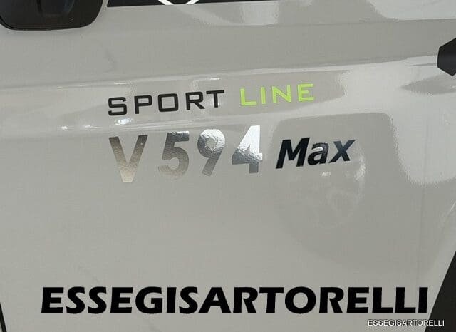 CHAUSSON SPORTLINE V 594 MAX DOPPIO MATRIMONIALE IN CODA 2026 SERIE VAN 599 CM pieno