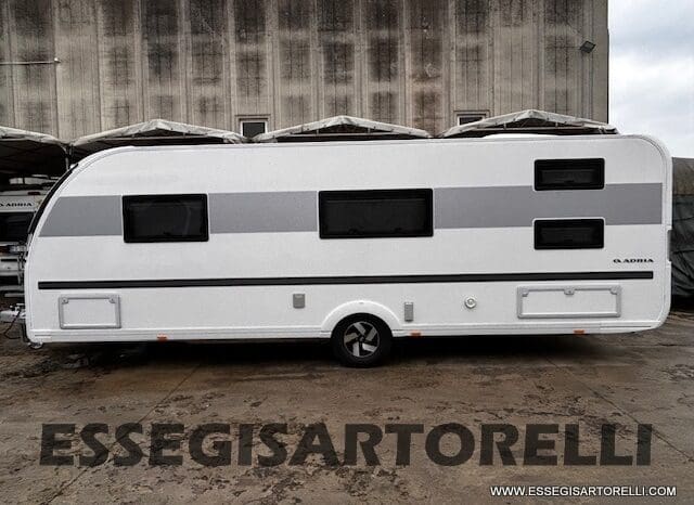 ADRIA ALPINA 663 PT CARAVAN 7 POSTI FULL 2023 ALDE, CLIMA, MOVER, PANNELLO, TENDALINO, MAXFUN, PANORAMA pieno