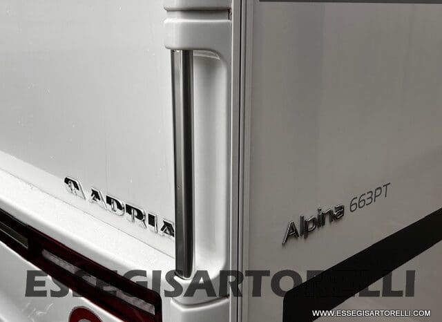 ADRIA ALPINA 663 PT CARAVAN 7 POSTI FULL 2023 ALDE, CLIMA, MOVER, PANNELLO, TENDALINO, MAXFUN, PANORAMA pieno