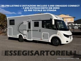 PROMO AZIENDALE KM ZERO: MOTORHOME CHAUSSON TITANIUM 7057 AUTOMATICO 2026 GEMELLI 4 POSTI OMOLOGATI