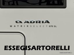 ADRIA NEW MATRIX SELECT M 670 SL 2027 GARAGE, LETTI GEMELLI, DOPPIO PAVIMENTO pieno