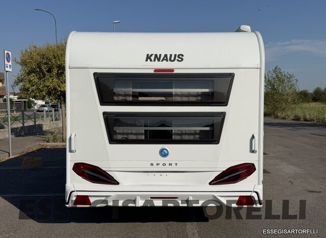 KNAUS SPORT 500 QDK CARAVAN 6 POSTI FULL 11/22 MT ’23 kg 1.400 MOVER CLIMA TENDALINO pieno