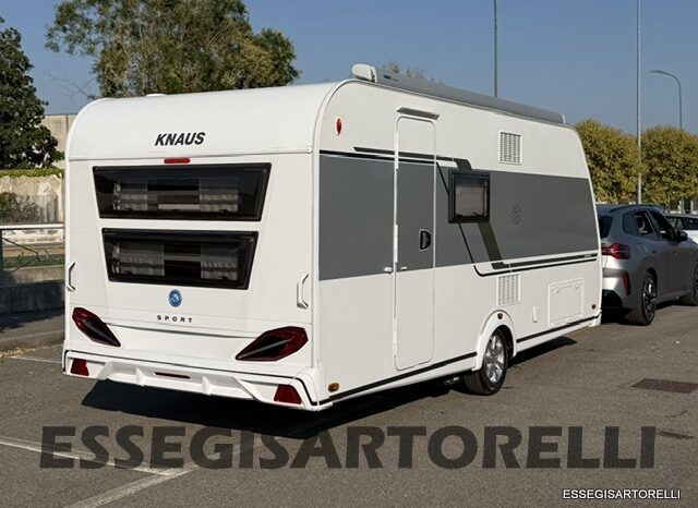 KNAUS SPORT 500 QDK CARAVAN 6 POSTI FULL 11/22 MT ’23 kg 1.400 MOVER CLIMA TENDALINO pieno