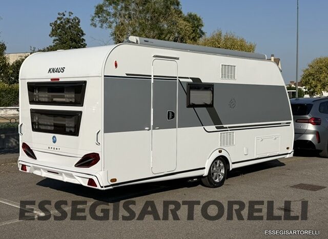 KNAUS SPORT 500 QDK CARAVAN 6 POSTI FULL 11/22 MT ’23 kg 1.400 MOVER CLIMA TENDALINO pieno