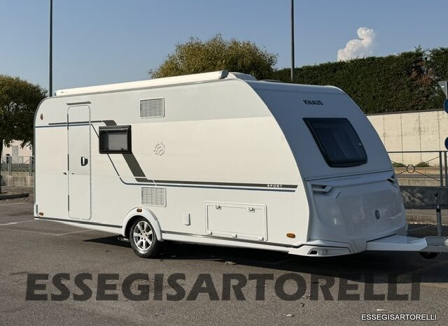 KNAUS SPORT 500 QDK CARAVAN 6 POSTI FULL 11/22 MT ’23 kg 1.400 MOVER CLIMA TENDALINO pieno