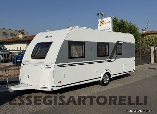 KNAUS SPORT 500 QDK CARAVAN 6 POSTI FULL 11/22 MT ’23 kg 1.400 MOVER CLIMA TENDALINO pieno