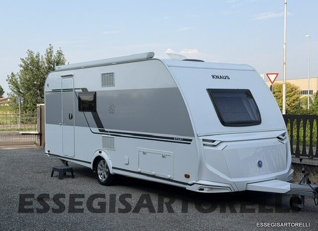 KNAUS SPORT 500 QDK CARAVAN 6 POSTI FULL 11/22 MT ’23 kg 1.400 MOVER CLIMA TENDALINO pieno
