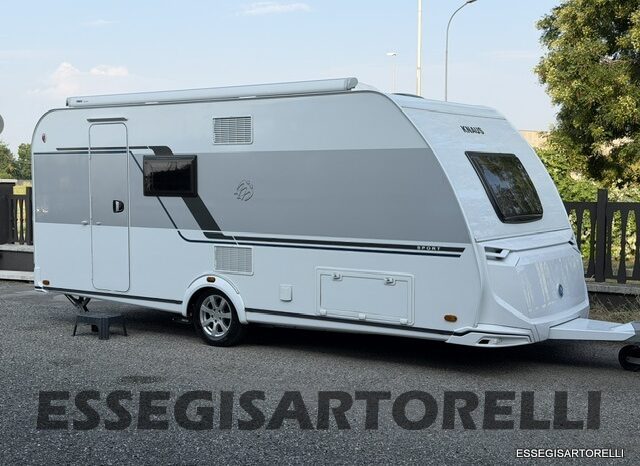 KNAUS SPORT 500 QDK CARAVAN 6 POSTI FULL 11/22 MT ’23 kg 1.400 MOVER CLIMA TENDALINO pieno