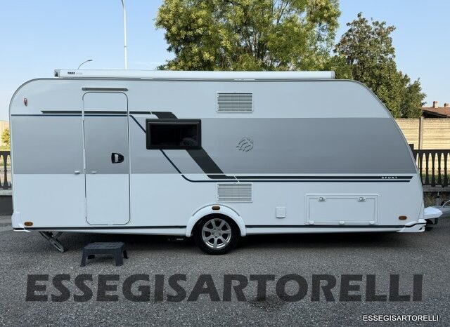 KNAUS SPORT 500 QDK CARAVAN 6 POSTI FULL 11/22 MT ’23 kg 1.400 MOVER CLIMA TENDALINO pieno