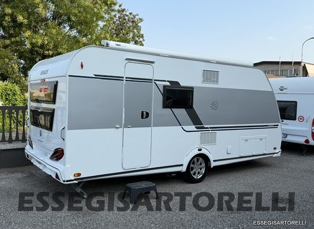 KNAUS SPORT 500 QDK CARAVAN 6 POSTI FULL 11/22 MT ’23 kg 1.400 MOVER CLIMA TENDALINO pieno