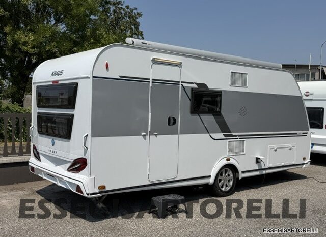KNAUS SPORT 500 QDK CARAVAN 6 POSTI FULL 11/22 MT ’23 kg 1.400 MOVER CLIMA TENDALINO pieno