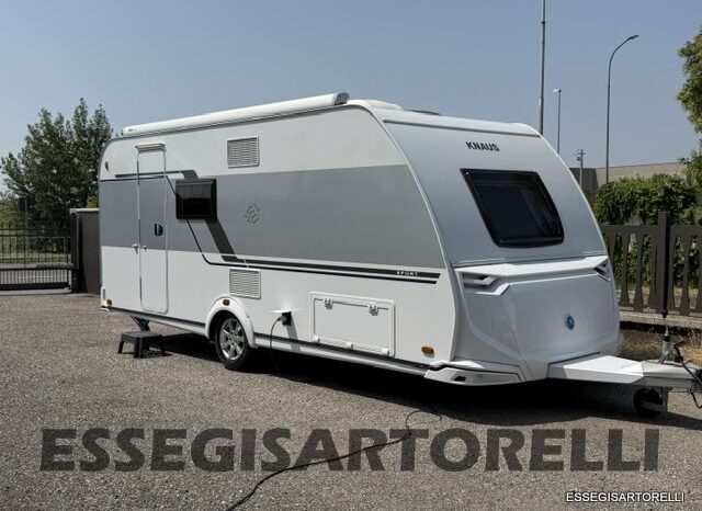 KNAUS SPORT 500 QDK CARAVAN 6 POSTI FULL 11/22 MT ’23 kg 1.400 MOVER CLIMA TENDALINO pieno