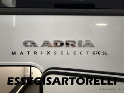 ADRIA NEW MATRIX SELECT M 670 SL 2027 GARAGE, LETTI GEMELLI, DOPPIO PAVIMENTO pieno