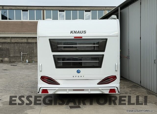 KNAUS SPORT 500 QDK CARAVAN 6 POSTI FULL 11/22 MT ’23 kg 1.400 MOVER CLIMA TENDALINO pieno