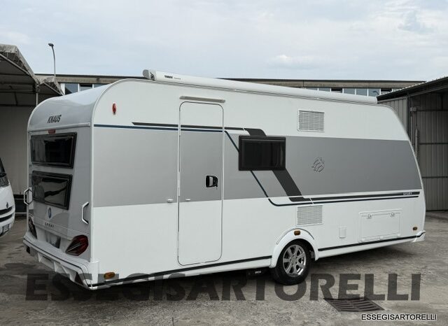 KNAUS SPORT 500 QDK CARAVAN 6 POSTI FULL 11/22 MT ’23 kg 1.400 MOVER CLIMA TENDALINO pieno