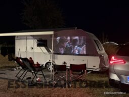 KNAUS SPORT 500 QDK CARAVAN 6 POSTI FULL 11/22 MT ’23 kg 1.400 MOVER CLIMA TENDALINO pieno
