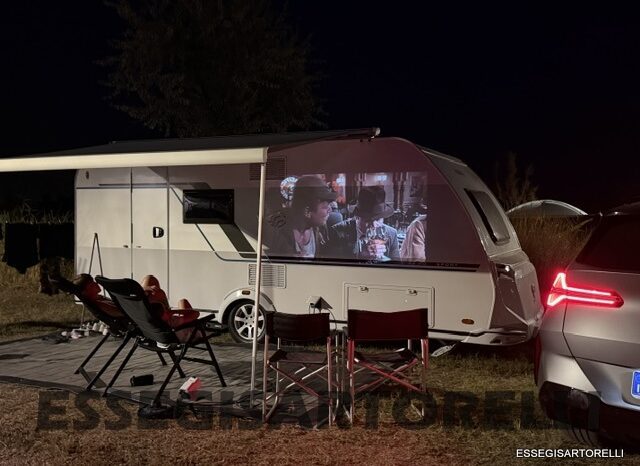 KNAUS SPORT 500 QDK CARAVAN 6 POSTI FULL 11/22 MT ’23 kg 1.400 MOVER CLIMA TENDALINO pieno
