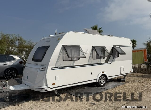 KNAUS SPORT 500 QDK CARAVAN 6 POSTI FULL 11/22 MT ’23 kg 1.400 MOVER CLIMA TENDALINO pieno