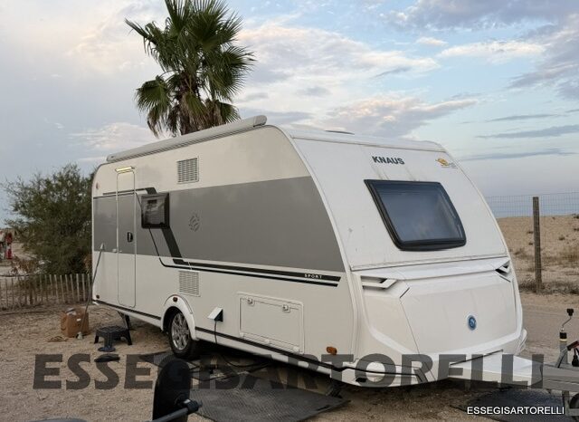 KNAUS SPORT 500 QDK CARAVAN 6 POSTI FULL 11/22 MT ’23 kg 1.400 MOVER CLIMA TENDALINO pieno