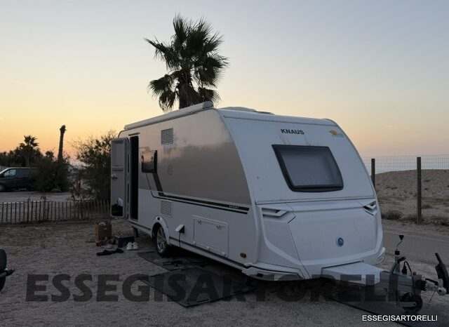 KNAUS SPORT 500 QDK CARAVAN 6 POSTI FULL 11/22 MT ’23 kg 1.400 MOVER CLIMA TENDALINO pieno