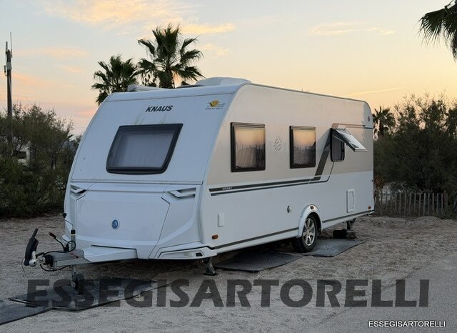 KNAUS SPORT 500 QDK CARAVAN 6 POSTI FULL 11/22 MT ’23 kg 1.400 MOVER CLIMA TENDALINO pieno