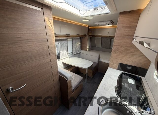 KNAUS SPORT 500 QDK CARAVAN 6 POSTI FULL 11/22 MT ’23 kg 1.400 MOVER CLIMA TENDALINO pieno