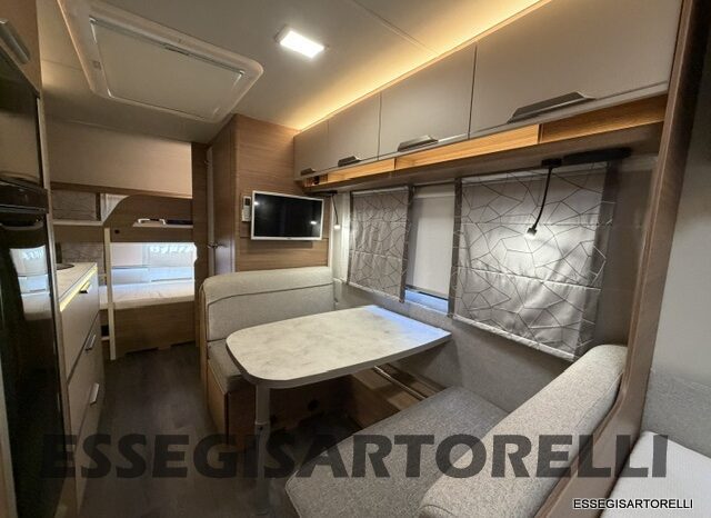 KNAUS SPORT 500 QDK CARAVAN 6 POSTI FULL 11/22 MT ’23 kg 1.400 MOVER CLIMA TENDALINO pieno