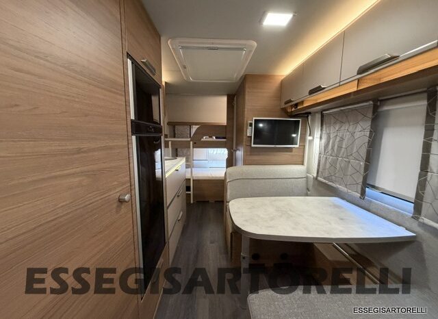KNAUS SPORT 500 QDK CARAVAN 6 POSTI FULL 11/22 MT ’23 kg 1.400 MOVER CLIMA TENDALINO pieno