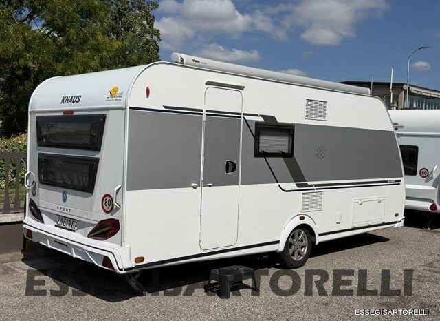 KNAUS SPORT 500 QDK CARAVAN 6 POSTI FULL 11/22 MT ’23 kg 1.400 MOVER CLIMA TENDALINO pieno