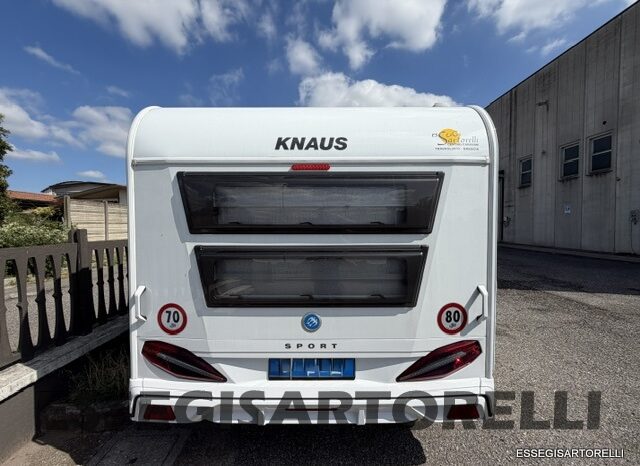 KNAUS SPORT 500 QDK CARAVAN 6 POSTI FULL 11/22 MT ’23 kg 1.400 MOVER CLIMA TENDALINO pieno