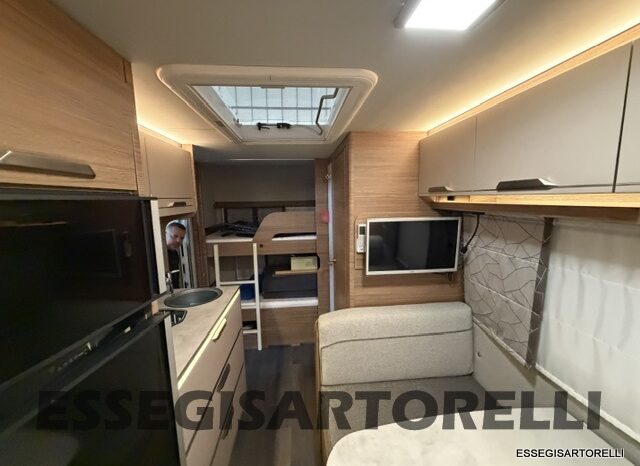 KNAUS SPORT 500 QDK CARAVAN 6 POSTI FULL 11/22 MT ’23 kg 1.400 MOVER CLIMA TENDALINO pieno