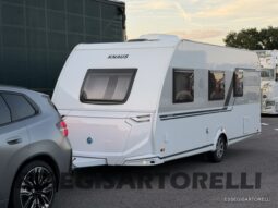 KNAUS SPORT 500 QDK CARAVAN 6 POSTI FULL 11/22 MT ’23 kg 1.400 MOVER CLIMA TENDALINO pieno